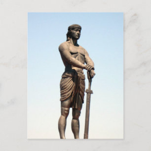 lapu lapu monument postcard