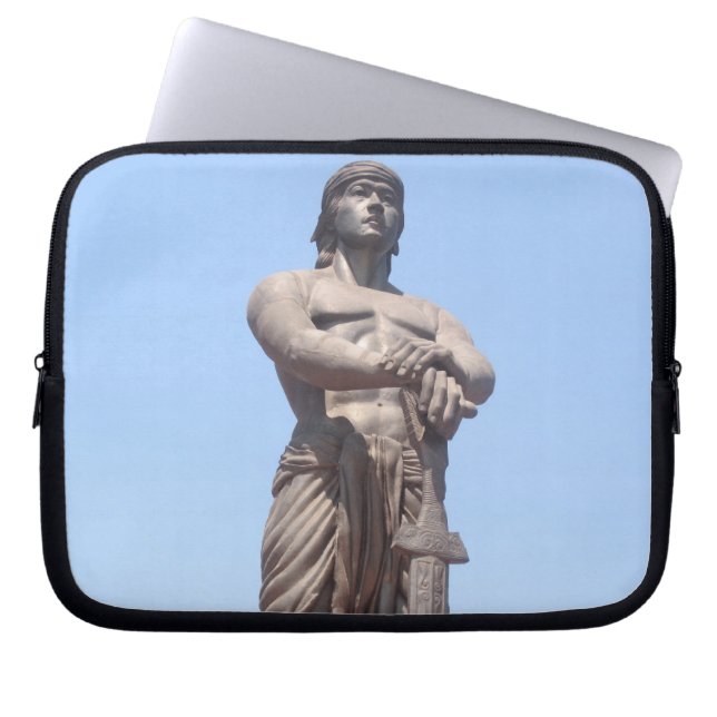 lapu lapu statue laptop sleeve (Front)