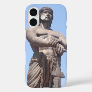 lapu statue front iPhone 16 case