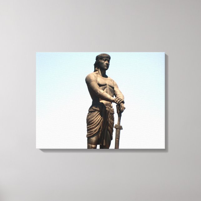 lapu torso freedom canvas print (Front)