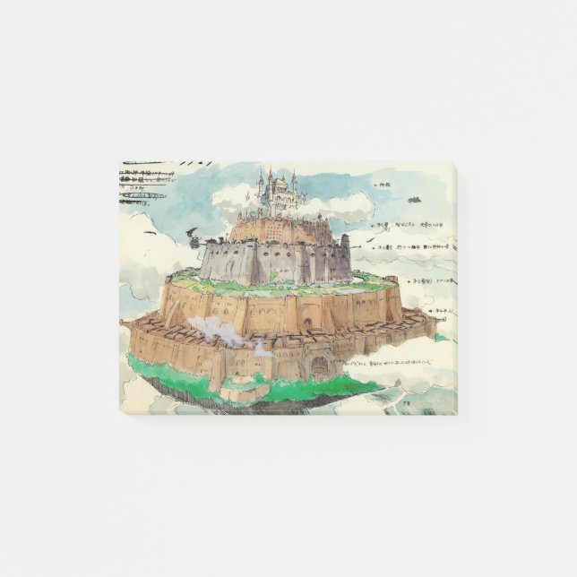 Laputa Concept Art Post-it Notes (Front)