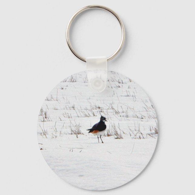 Lapwing Animal Key Ring (Front)