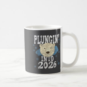 Lar Bear Plunge - Plungin' Into 2026 New Year Cold Coffee Mug