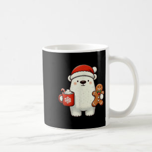 Lar Bear Santa Hat Christmas Holiday Xmas Coffee C Coffee Mug