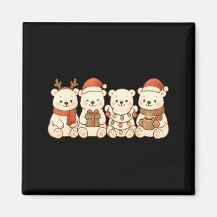 Lar Bears Kids Boys Girls Christmas Lar Bears  Magnet