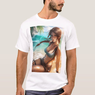 Lara Croft Swimsuit 7 T-Shirt