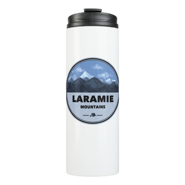 Laramie Mountains Wyoming Colorado Camping Thermal Tumbler (Front)