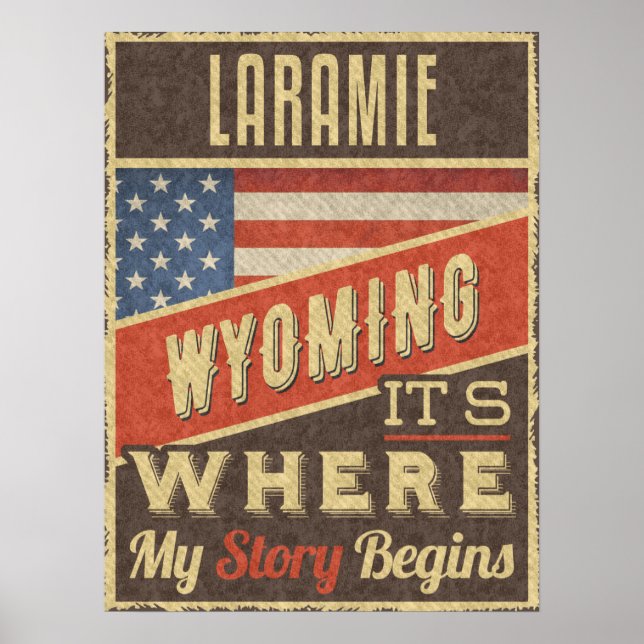 Laramie Wyoming Poster (Front)