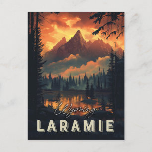 Laramie Wyoming Vintage Postcard