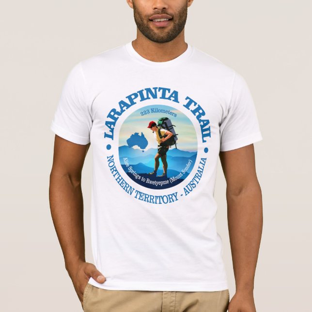 Larapinta Trail (Hiker C) T-Shirt (Front)