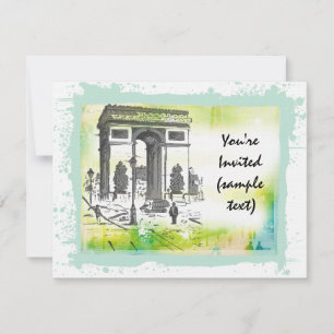 L'Arc de Triomphe Invitations