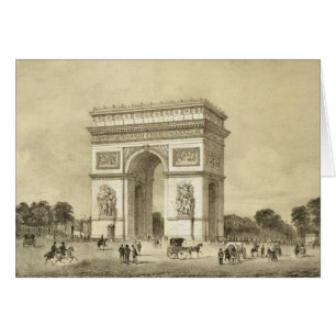 L'Arc de Triomphe, Paris, engraved by Auguste Bry