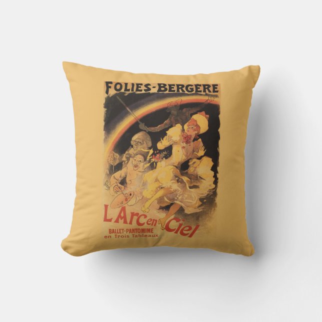 L'Arc-en-Ciel Ballet at Folies-Bergere Cushion (Front)