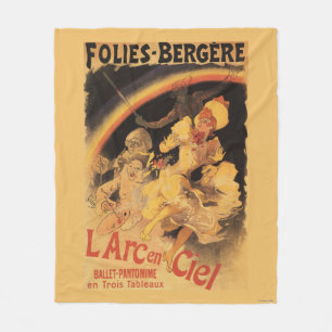 L'Arc-en-Ciel Ballet at Folies-Bergere Fleece Blanket