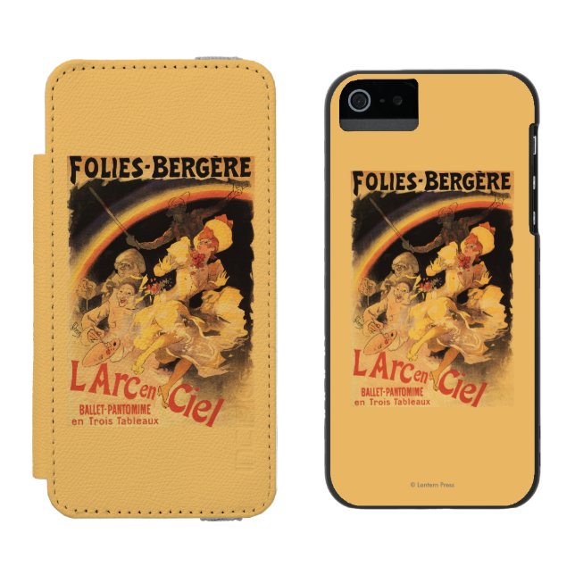 L'Arc-en-Ciel Ballet at Folies-Bergere Incipio iPhone Wallet Case (Side by Side)