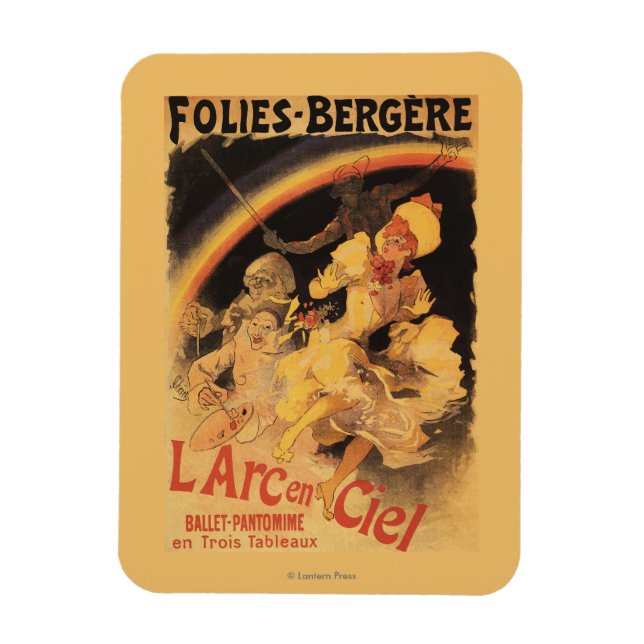 L'Arc-en-Ciel Ballet at Folies-Bergere Magnet (Vertical)