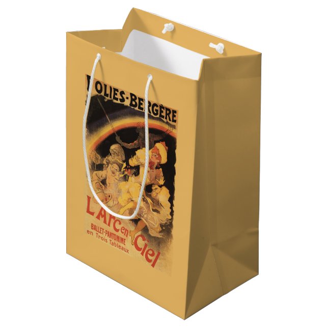 L'Arc-en-Ciel Ballet at Folies-Bergere Medium Gift Bag (Front Angled)