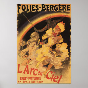 L'Arc-en-Ciel Ballet at Folies-Bergere Poster