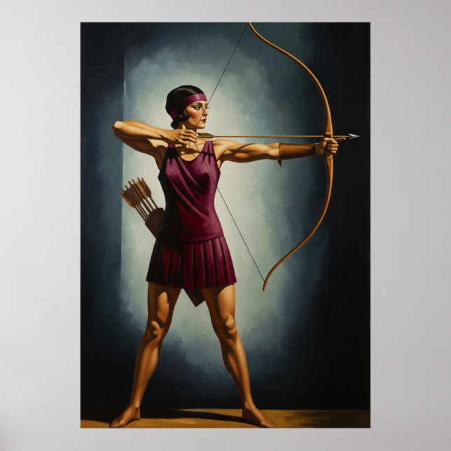 L'ARCHÈRE MODERNE (The Modern Archer) - Original A Poster (Front)