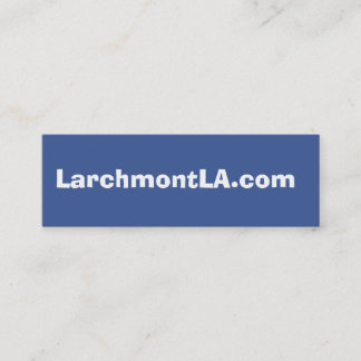 LarchmontLA.com Mini Business Card