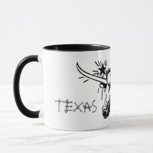 Laredo Texas Longhorn Ceramic Mug