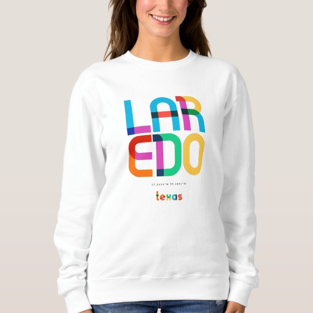 Laredo Texas Mid Century, Pop Art, Sweatshirt (Front)