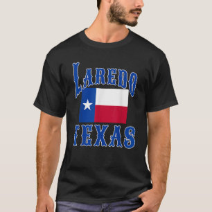 Laredo Texas T shirt with TX Flag