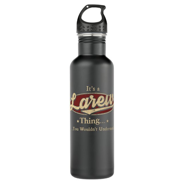 Larew Water Bottle Name (Front)