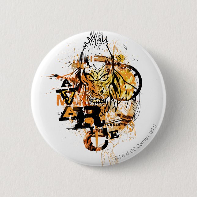 Larfleeze - Agent Orange 11 6 Cm Round Badge (Front)