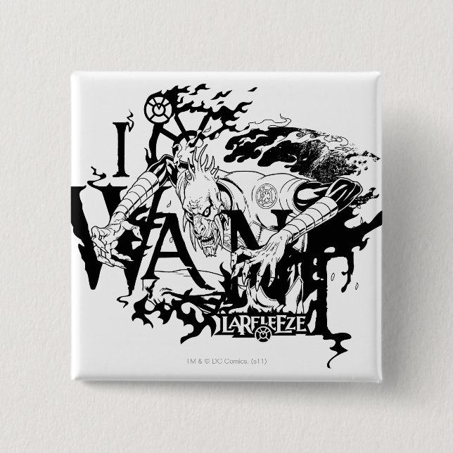Larfleeze - Agent Orange 13 15 Cm Square Badge (Front)