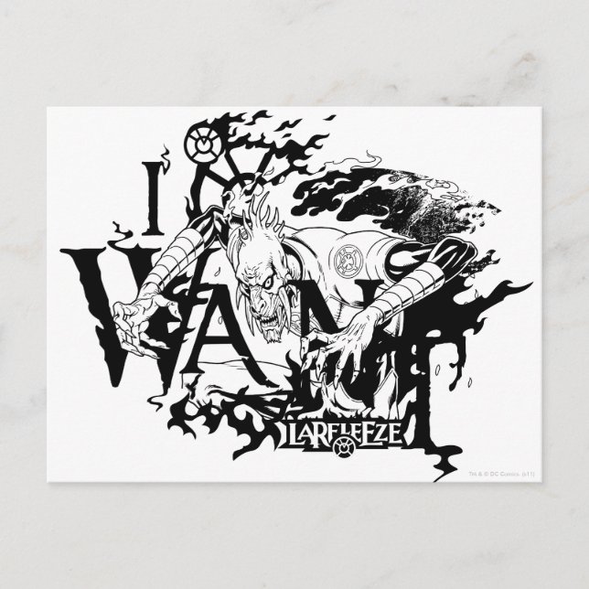 Larfleeze - Agent Orange 13 Postcard (Front)