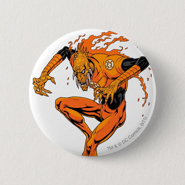 Larfleeze - Agent Orange 1 6 Cm Round Badge (Front)
