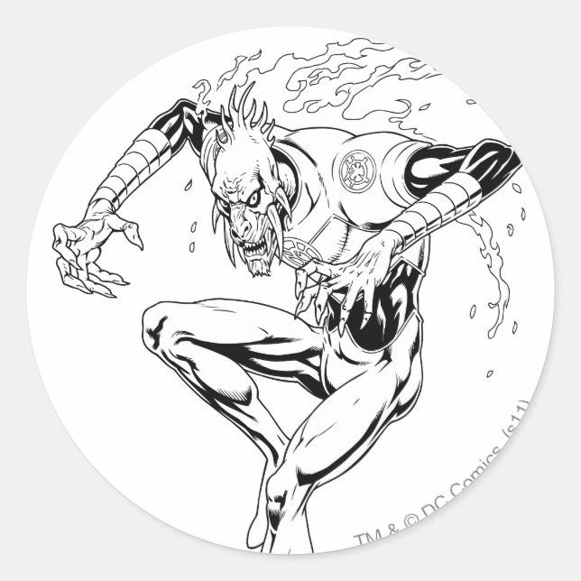 Larfleeze - Agent Orange 3 Classic Round Sticker (Front)
