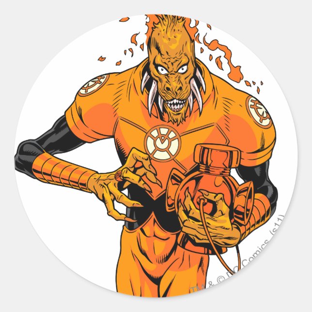 Larfleeze - Agent Orange 4 Classic Round Sticker (Front)