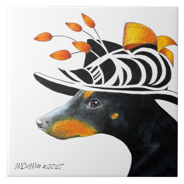 Large (6" X 6") Ceramic Photo Tile (Front)