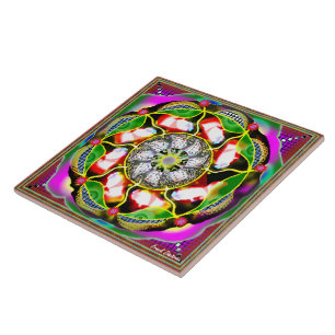 Large (6" X 6") Ceramic Photo Tile