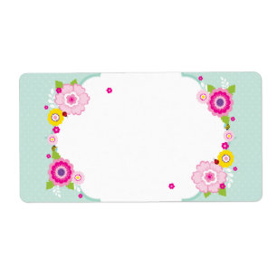 LARGE ADDRESS LABELS :: garden flowers 2
