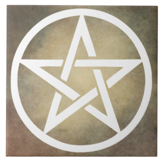 Large Altar Tile - Pentacle Earth
