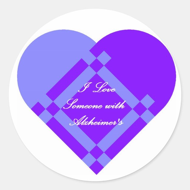 Large Alzheimer's Sticker (Front)