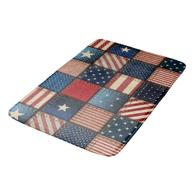 Large Americana Bath Mat (Angled)