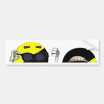Large Ancap Ball Gold Tier Size Bumper Sticker