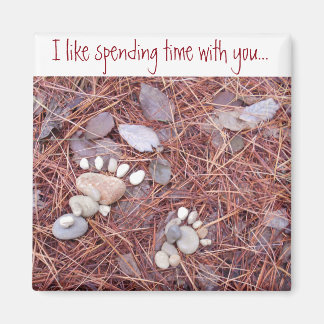 Large and small footprint magnet