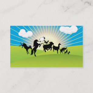 Large Animal Business Card