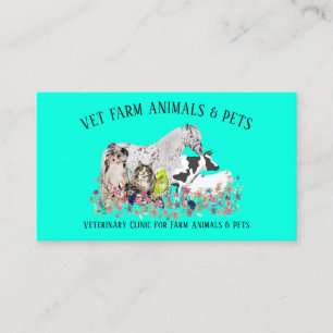 Large Animal Vet Business Card