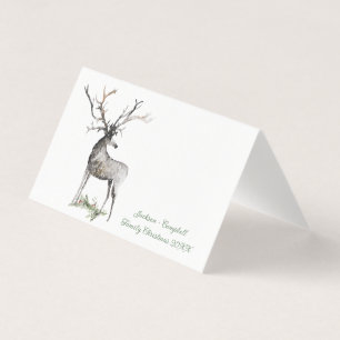 Large Antler Stag Deer Guest Seating Place Card