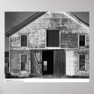 Large Barn, UC Santa Cruz, March 1962 Poster