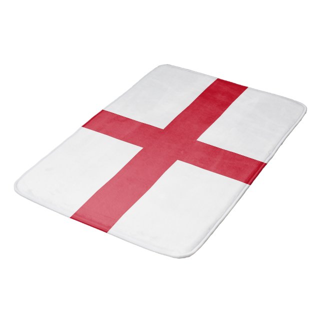 Large bath mat with flag of England (Angled)