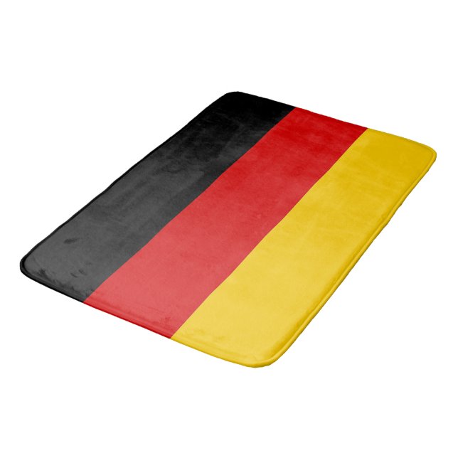 Large bath mat with flag of Germany (Angled)