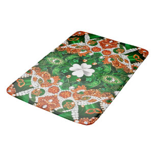 Large bath mat with Irish Colours