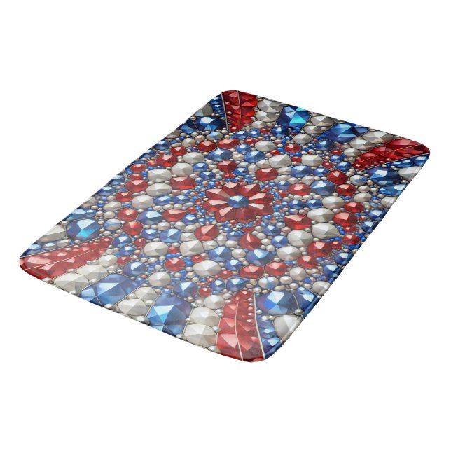 Large bath mat with Netherlands Colours (Angled)